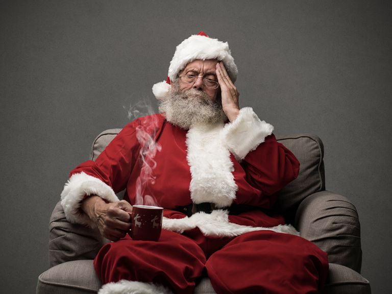 frustrated Santa